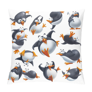 Personality  Funny Penguins Pillow Covers