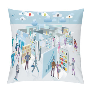 Personality  Screens Maze Pillow Covers
