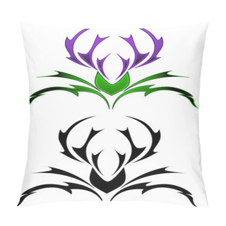 Personality  Thistle Tattoo Pillow Covers
