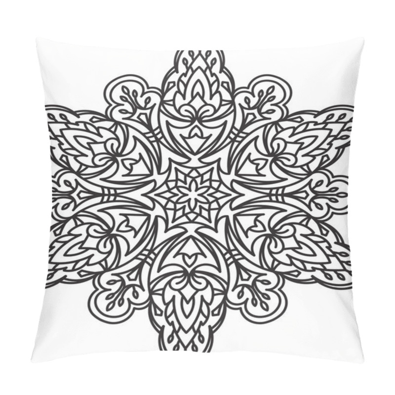 Personality  Heptagon lace design - mandala pillow covers