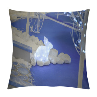 Personality  Rabbit Christmas Decor Pillow Covers