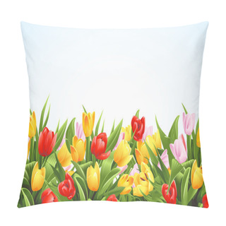 Personality  Flowers Background Pillow Covers
