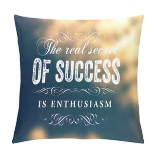 Personality  Quote Typographical Poster Pillow Covers