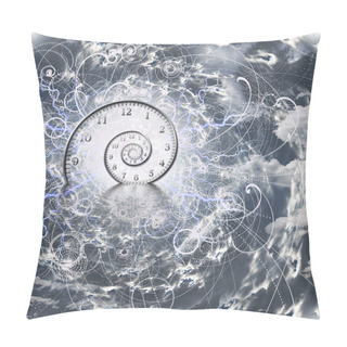 Personality  Time And Quantum Physics Pillow Covers