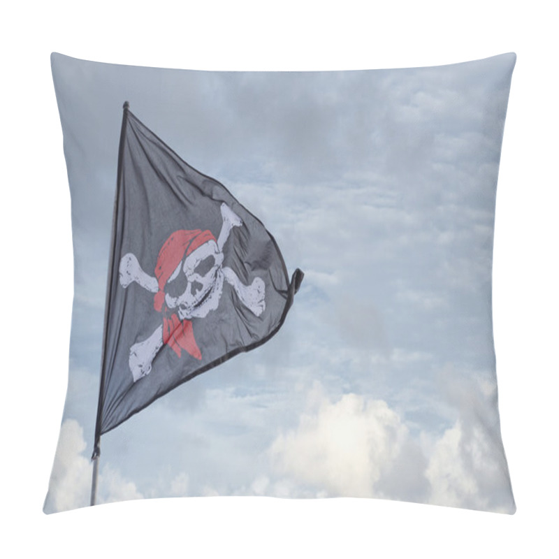 Personality  Waving Pirate Flag Jolly Roger Pillow Covers