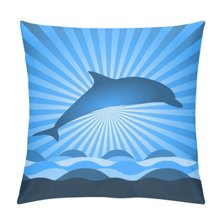 Personality  Shine With Dolphin Pillow Covers