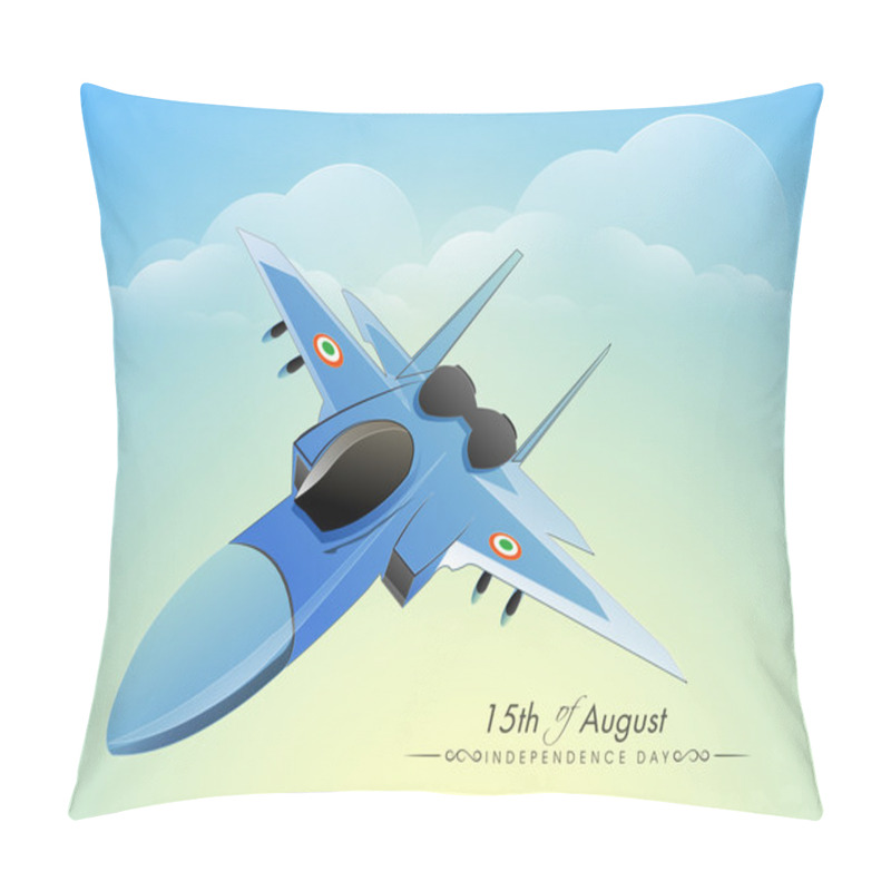 Personality  Fighter Plane For Indian Independence Day. Pillow Covers