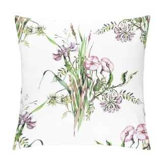 Personality  Field Flowers Seamless Pattern Pillow Covers