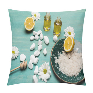Personality  Sea Salt With Oil And Chamomiles Pillow Covers