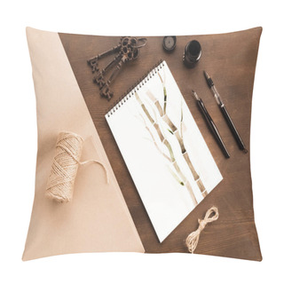 Personality  Bamboo Drawing In Album Pillow Covers