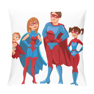 Personality  Family Of Superheroes Pillow Covers