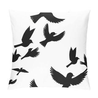 Personality  Vector Seamless Pattern With Birds Pillow Covers