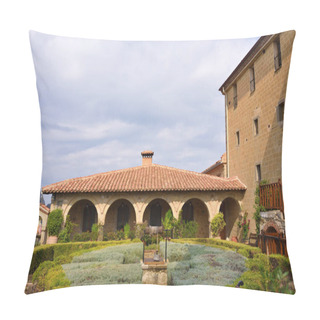 Personality  Saint Stephen Holy Monastery, Meteora, Greece  Pillow Covers