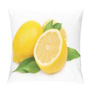 Personality  Lemon With Leaves Pillow Covers