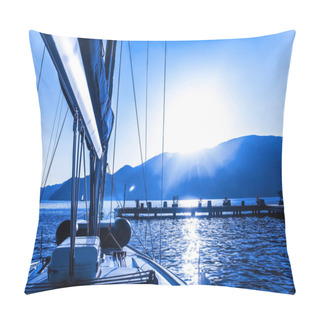 Personality  Sail Boat On The Water Pillow Covers