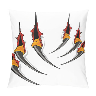 Personality  Claws Scratches Vector Pillow Covers