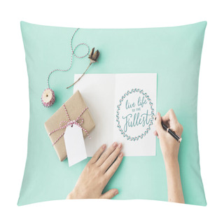 Personality  Hand Written Greeting Card Pillow Covers