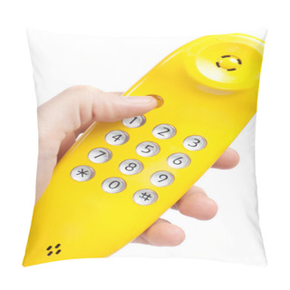 Personality  Yellow Phone Pillow Covers