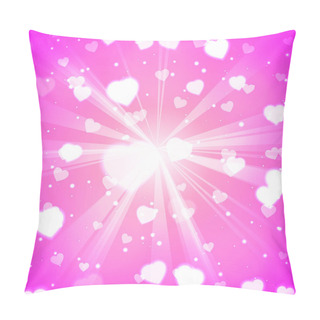 Personality  Abstract Glow Soft Hearts For Valentines Day  Pillow Covers