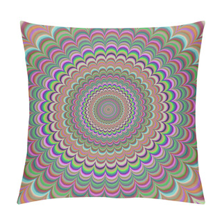 Personality  Psycho Floral Pattern Generated Texture Pillow Covers