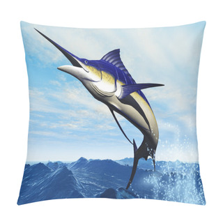 Personality  Marlin Jump Pillow Covers
