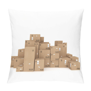 Personality  Cardboard Boxes Packaged To Be Shipped Pillow Covers