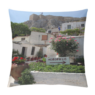 Personality  An Island Without The Sea, Anafiotika II Pillow Covers