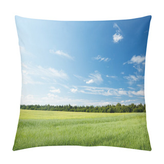 Personality  Oat Field And Sunny Sky Pillow Covers