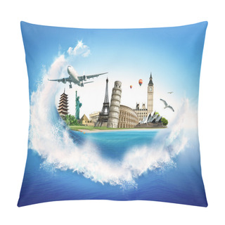 Personality Travel – Collection Of The World Monuments Pillow Covers
