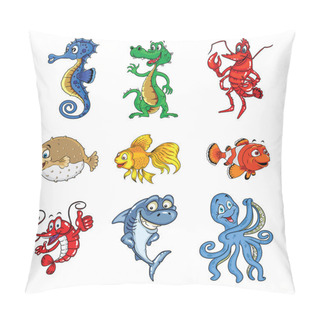 Personality  Under Water Animal Collection Pillow Covers
