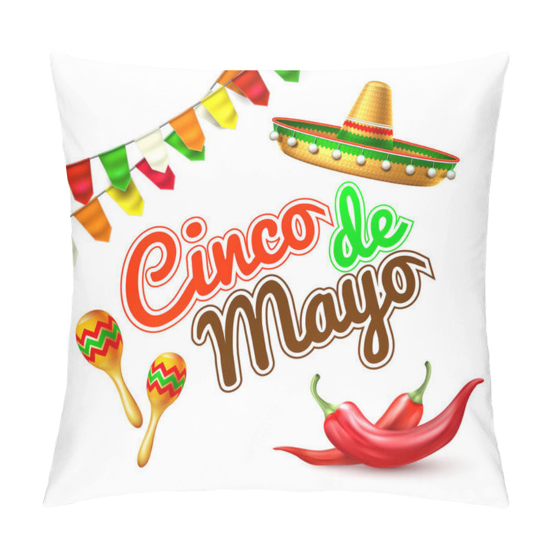 Personality  Vector cinco de mayo mexican party poster banner pillow covers