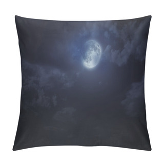 Personality  Night Starry Sky And Moon Pillow Covers