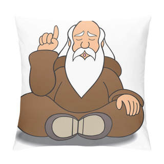 Personality  Bearded Wise Man Pillow Covers