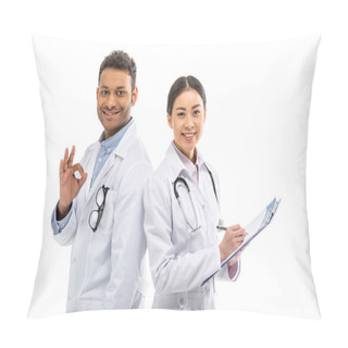 Personality  Group Of Professional Doctors  Pillow Covers