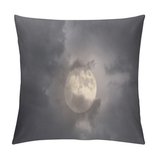 Personality  Cloudy Full Moon Night Sky Pillow Covers