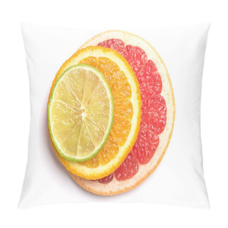 Personality  Lime, Orange And Grapefruit Pillow Covers