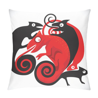 Personality  Chameleons Pillow Covers