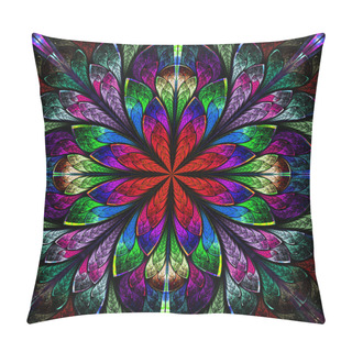 Personality  Futuristic Background In Ch Concept. Computer Generated Graphi Pillow Covers