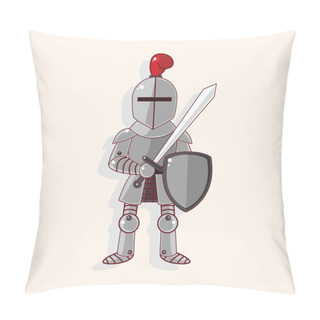 Personality  Knight Theme Elements Pillow Covers