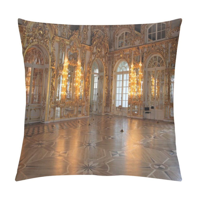 Personality  Catherine's Palace hall, Tsarskoe Selo (Pushkin), Russia. pillow covers