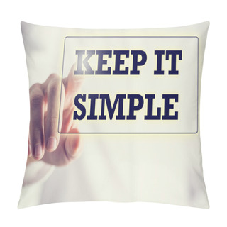 Personality  Keep It Simple On A Virtual Screen Pillow Covers
