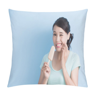Personality  Woman Have Sensitive Teeth  Pillow Covers