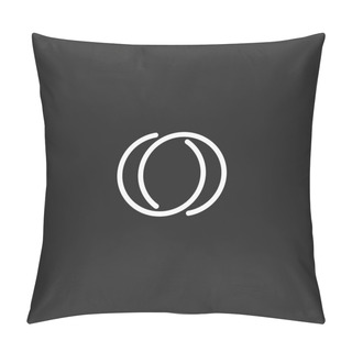 Personality  Letter O Logo Pillow Covers