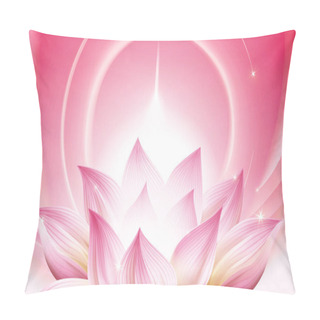 Personality  Lightful Lotus Background Pillow Covers