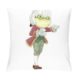 Personality  Bowing Footman Frog Pillow Covers