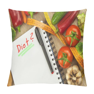 Personality  Fresh Organic Vegetables On The Table. Diet Meals. Raw Diet. Planning A Healthy Diet. Diary Of A Diet Plan. Farm Products. Pillow Covers