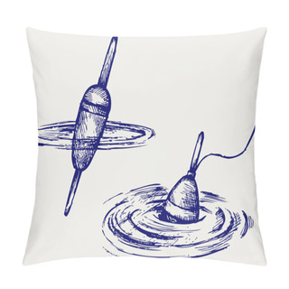 Personality  Fishing Float Pillow Covers