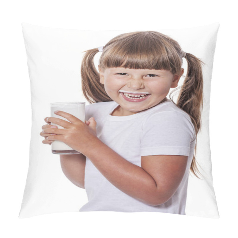 Personality  Girl Loves Milk Pillow Covers