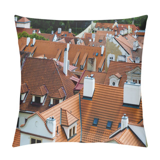 Personality  Red Roofs In Prague Pillow Covers