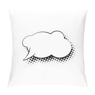 Personality  Speech Bubble For A Quote Isolated Pillow Covers